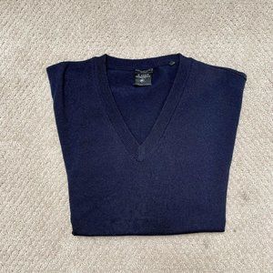e-Luxe Darkest Navy Wool Sweater